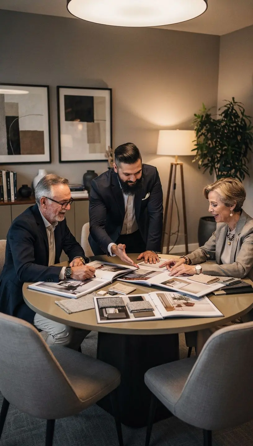 Teoria das cores em interiores de design.