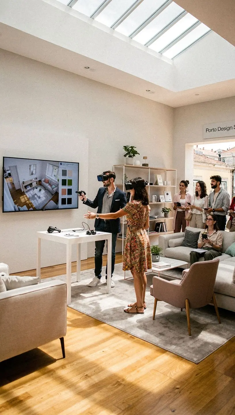 Portfólio de design de interiores: curadoria e consultoria.