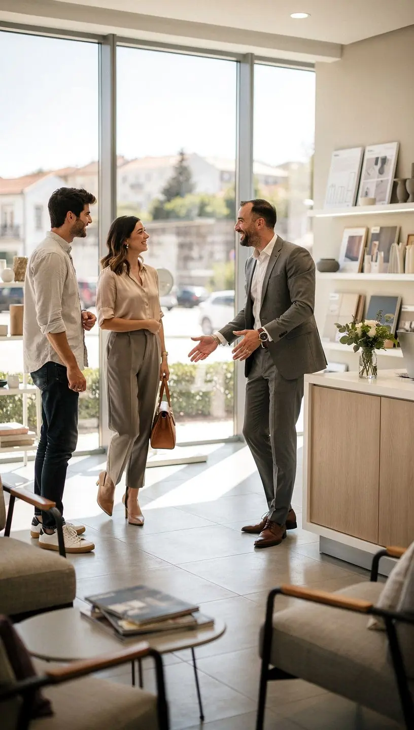 Diversidade de portfólio em estúdios de design de interiores.